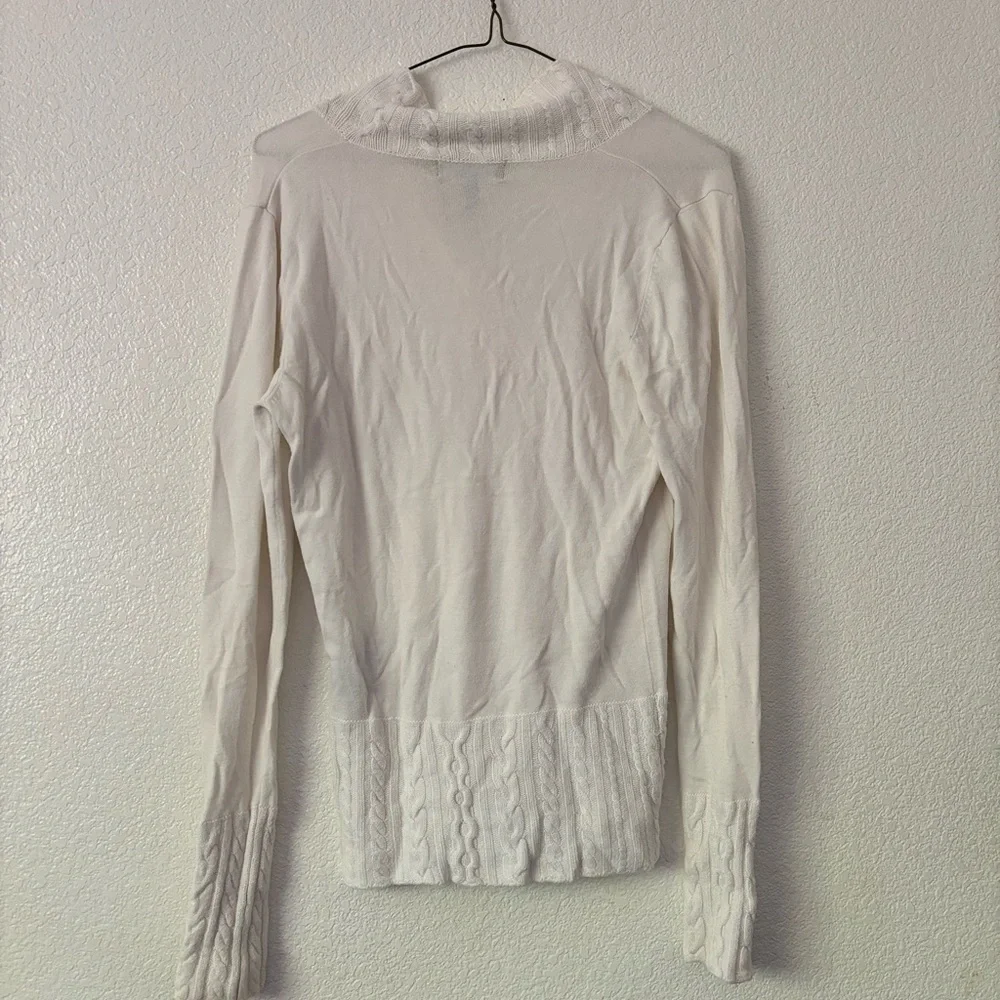 Buffalo David Bitton Cream Ruffled Blouse - Picture 2 of 2